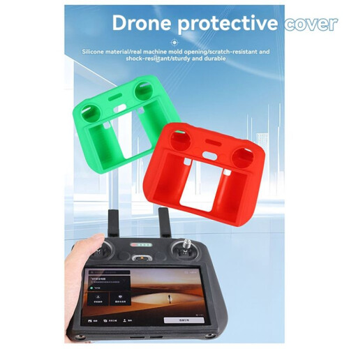 Drone Silicone Case for   3/ 4 Pro/Air 3S/ 3 Pro/Flid RC Remote Control Scratch Proof Protective Cover A