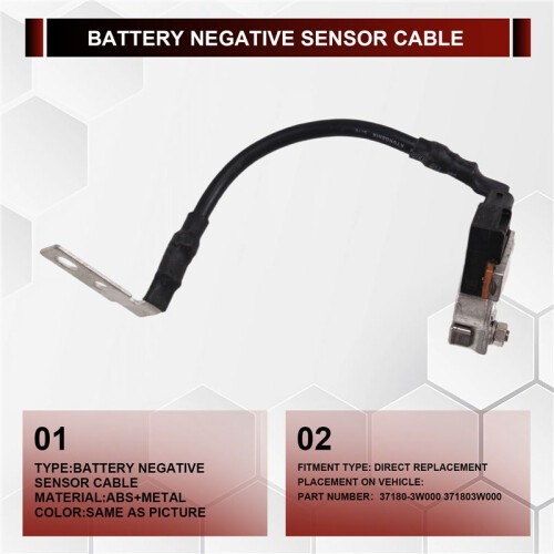 37180-3W000 Car Battery Negative Sensor Cable for  Sportage 2011-2015 1