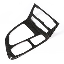 Carbon Fiber Car ABS Chrome Center Console Gear Shift Frame Cover Trim for  218I Gran Tourer F45 F46 2015-2018