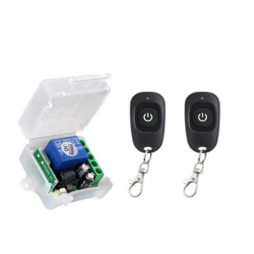 433Mhz Universal Wireless Remote Control   12V Relay Receiver Module Transmitter Learning Button Remote Control 2