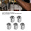 Stainless Steel G3/8 Threaded Inserts for Beer Tap Handle 5pcs 3