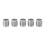 Stainless Steel G3/8 Threaded Inserts for Beer Tap Handle 5pcs 4