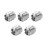 Stainless Steel G3/8 Threaded Inserts for Beer Tap Handle 5pcs 12