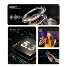 SD306plus Owl Speaker Powerful Portable with Dual Mics HIFI Sound Ideal for Karaoke and Outdoor Parties A
