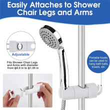 Shower Holder for Shower Chair, Hand Shower Holder Fit for Bath , Transfer Bench, Bath Stool, Shower Commode