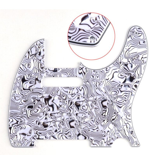 TL Plektrumskydd Scratch Plate Gitarrdelar för US Standard 8 Skruvhål TL Gitarrplektrumskydd Scratch Plate,E 2