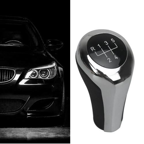 For- X5 Z3 E30 E32 E36 E46 E39 E34 Car MT Manual 5 Speed Gear Shift Knob Stick  Lever 2