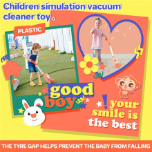 Children Electric Vacuum Cleaner Toy Simulation Vacuum Catcher Kids Pretend Cleaning Educational Toy Vacuum, Red