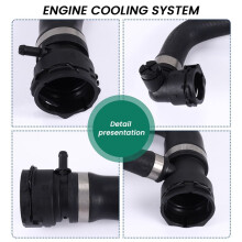 Engine Cooling System Radiator Coolant Hose Primary Radiator 17127531768 For- 1 E88 E82 3 E90 E91 E92 E93