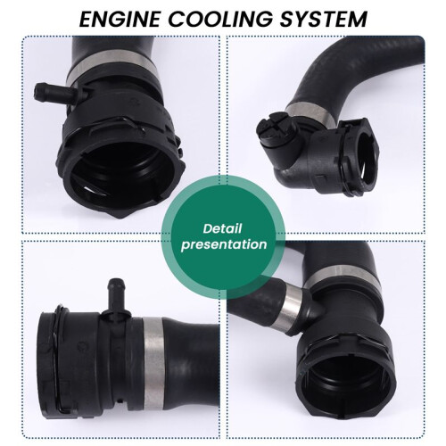 Engine Cooling System Radiator Coolant Hose Primary Radiator 17127531768 For- 1 E88 E82 3 E90 E91 E92 E93