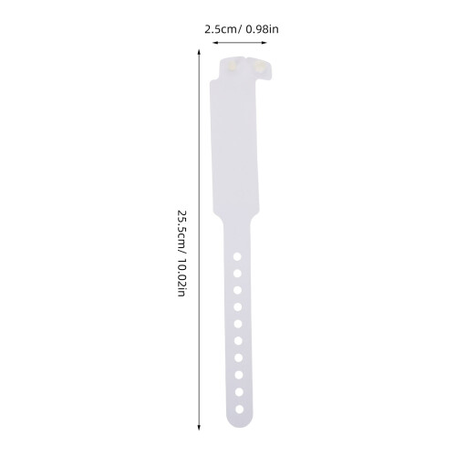 100Ud Brazaletes Médicos PVC Impermeables Para Pacientes 2