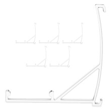 24St Duurzame Transparante Valance Clips Voor Verticale Jaloezieën