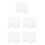 10Pièces Porte-Menu Transparent Double Face T Pour Commerce 10