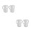 4Pcs Baby Bottle Sleeves Silicone White Covers for Storage Use 4