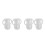 4Pcs Baby Bottle Sleeves Silicone White Covers for Storage Use 7