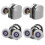 4Sets Glass Shower Door Rollers Silent Smooth Sliding Nylon Hardware 2