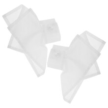 Manchettes Blanches Style En Polyester Pour