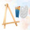 2Sets Painting Tool Set with Bamboo A-Frame Easel and 12 Paint Brushes 11