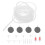 1Set Plastic Aquarium Air Pump Set for Home Oxygenation 1