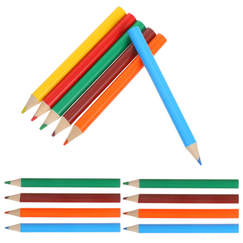 480Pcs Pre-Sharpened Mini Wooden Colored Pencils for Classroom Art