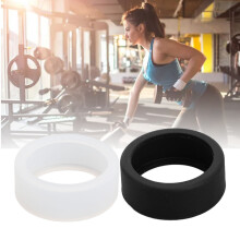 Protectori in silicone per anelli, 2 pezzi, sottili, leggeri, traspiranti, neri e bianchi, misura M