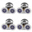 4Sets Glass Shower Door Rollers Silent Smooth Sliding Nylon Hardware 1