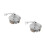 2Pièces Kit Tambour Intégré Argent En Alliage Pour 5