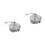 2Pièces Kit Tambour Intégré Argent En Alliage Pour 7