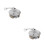 2Pièces Kit Tambour Intégré Argent En Alliage Pour 10