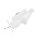 Manchettes Blanches Style En Polyester Pour 2