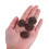 100Pcs Plastic Mini Tree Base for Dollhouse Model Trees Coffee Color 3