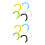 10Pièces Accessoire Masque Silicone Souple Protection Oreilles Colorée 5