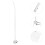 Sturdy White Infant Mosquito Canopy Rack with Adjustable Rings 10
