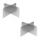 2Pcs Silver Stainless Steel Hot Pot Separator Grid Kitchen Cooker Tool 8