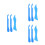 3Sets Stained Glass Foiling Tool Set Plastic Hand Foiler for DIY Craft 5