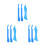 3Sets Stained Glass Foiling Tool Set Plastic Hand Foiler for DIY Craft 8