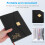 Planificateur Journalier Noir Anti-Trace Portable 9