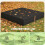(M) AIYAPLAY Sandbox Cover, Square Sandpit Cover with Drawstring & Elastic Band 6