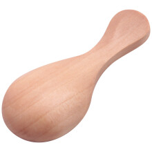 40Pcs Small Wooden Salt Spoon Solid Wood Condiments Spoon Handmade Honey Teaspoon Seasoning Sugar Coffee Tea Jam
