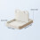 (Creamy White) Foldable Pot Cover Rack, Space-Saving Spoon Holder 5