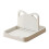 (Creamy White) Foldable Pot Cover Rack, Space-Saving Spoon Holder 6