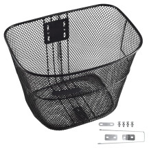 (Includes long support and accessories) Universal Heavy Duty Bike Basket for Most Bikes