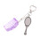 (Purple) Cute Mini Comb & Mirror Keyring for Home Decor 1