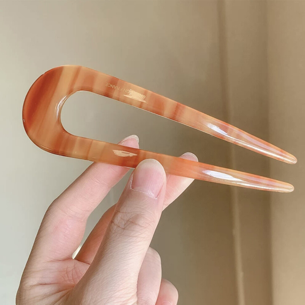 Creation-3C (2#) Chinese U-Shape Hairpin Acrylic Hair Stick Diy Tool