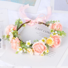 (1) Bride Flower Wreath for Wedding Dresses & Skirts
