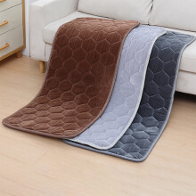 Gray Non-Slip Plush Sofa Cushion, Rectangular Bay Window Seat Pad – 1pc