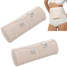 Postpartum Bandage Wrap,Happon 2 Rolls Cotton Gauze Bandage Roll,Postpartum Corset Bandage,Bodysuit Postpartum Belly Band