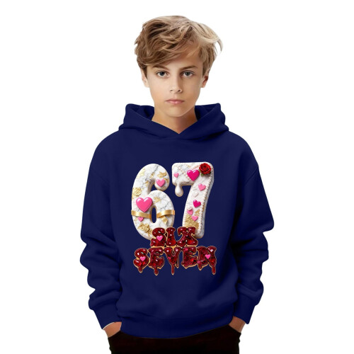 Kapuzenpullover mit Grafikprint für Jungen, langärmlig 2