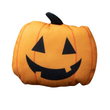 Halloween Pumpkin Plush Pillow – 12" Soft Jack-O'-Lantern Cushion, Festive Fall Decor for Sofa, Bed, Kids Room & Party – Compatible with Halloween