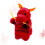Chinesische Drachen-Plüschhandpuppe, rot, 1 Stück 8